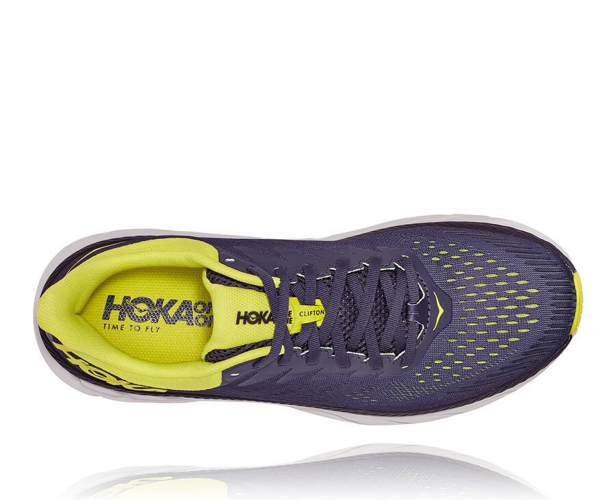 Hoka One One Hardloopschoenen Heren - Clifton 7 - Donkerblauw - YS1689427